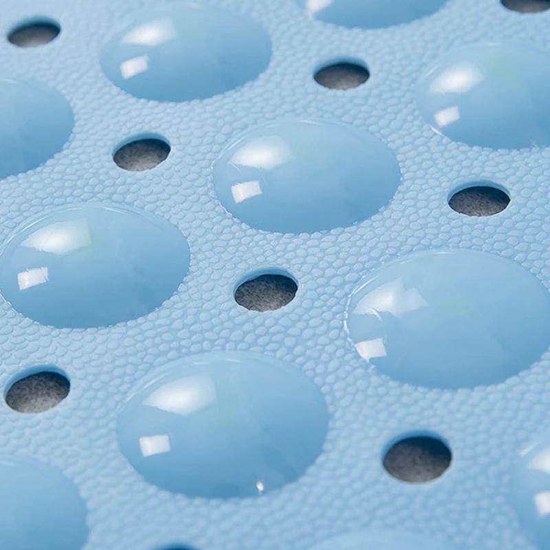 Очень длинный противоскользящий коврик для ванны, коврик для душа в ванной комнате, прозрачный, антибактериальный, машинная стирка, для ванной комнаты, для детей, малышей, пожилых людей