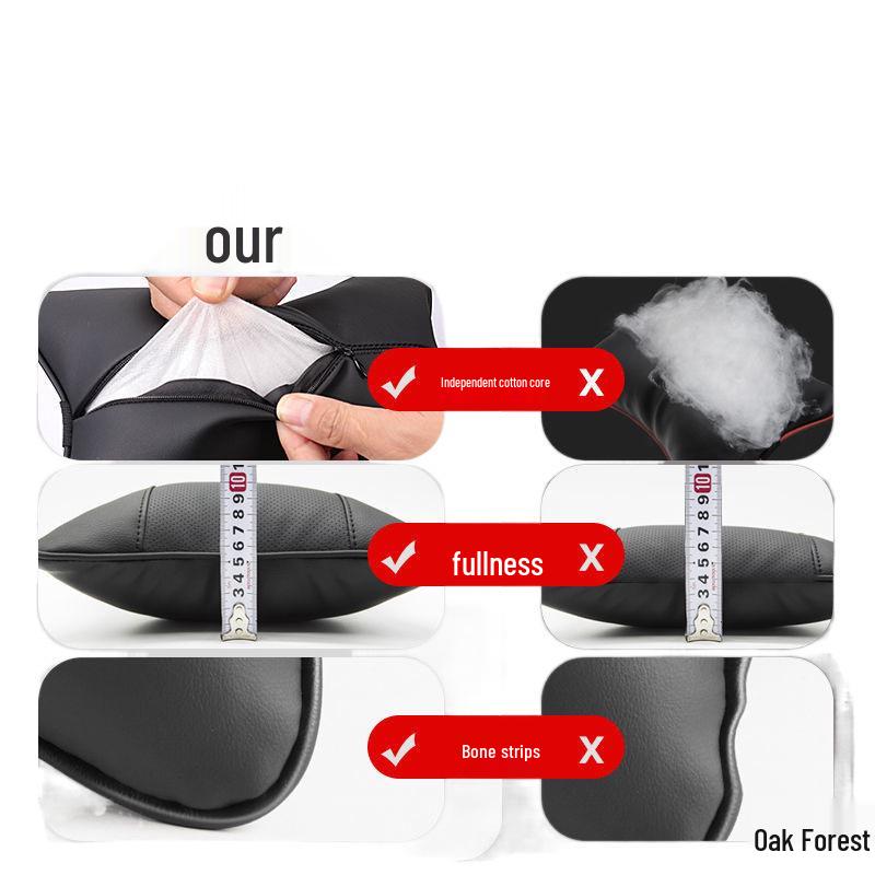 Комплект подушек для подголовника, шеи и поясницы для поддержки спины