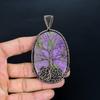 Tree Of Life Purpurite Jewelry, 999 Copper Wire Wrap Pendant Handmade Gemstone Jewelry, Gifts For Wife Brand New Pendant