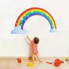 Kindergarten Rainbow Pattern For Kids Room Wall Sticker Self Adhesive Wall Decal Home Decoration