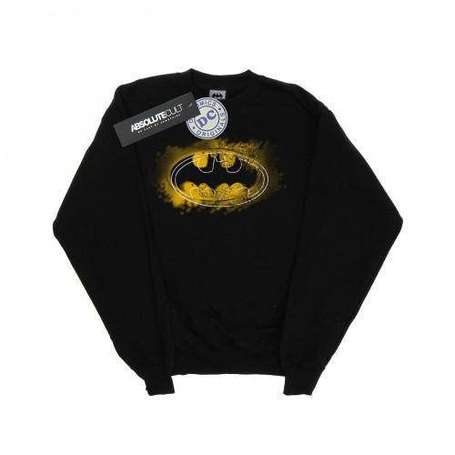 DC Comics Boys Batman Spray Logo Sweatshirt
