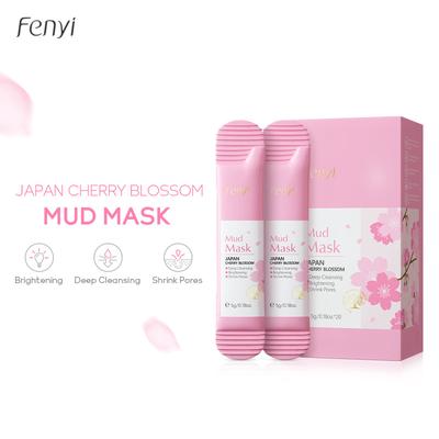 Fengyi Cherry Blossom Увлажняющая маска для сна Уход за кожей Грязевая маска Коробочный набор
