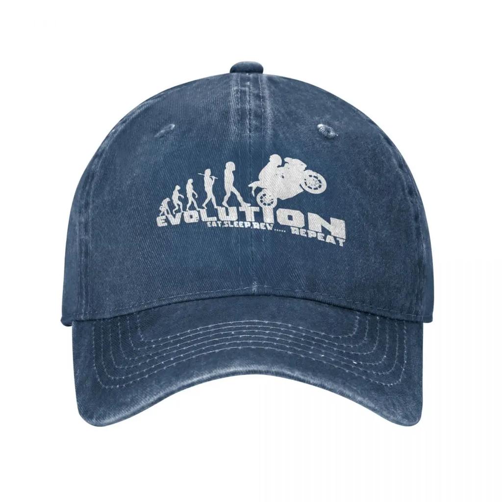 Винтажные джинсовые бейсболки для мотоциклистов, эволюция, женская шляпа, регулируемая кепка, горрас