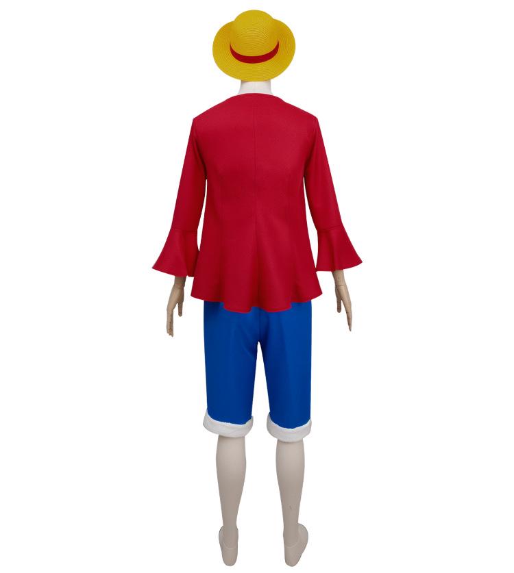 Костюм для косплея One Piece Luffy Live-Action для взрослых и детей
