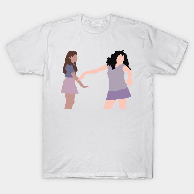 Asian Size Men Print T-shirt Teen Witch No-Cut Heat Transfer Print Cotton Tshirt