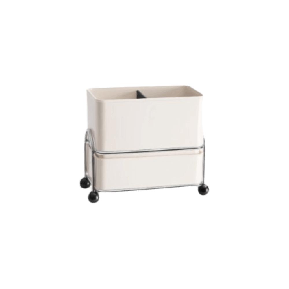 Multi-Functional Kitchen Chopsticks Tube Space Saving Dish Drainer  Countertop Storage