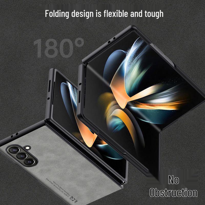 Чехол из овчины Samsung Z Fold7 для Z Fold6 - Роскошная, приятная на ощупь защита складного экрана
