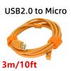 3/5м Type-C USB на Micro B Кабель для прямой трансляции для камеры Sony ZV1 M50 Tethering PC Imaging Edge Youtube Capture One USB-C