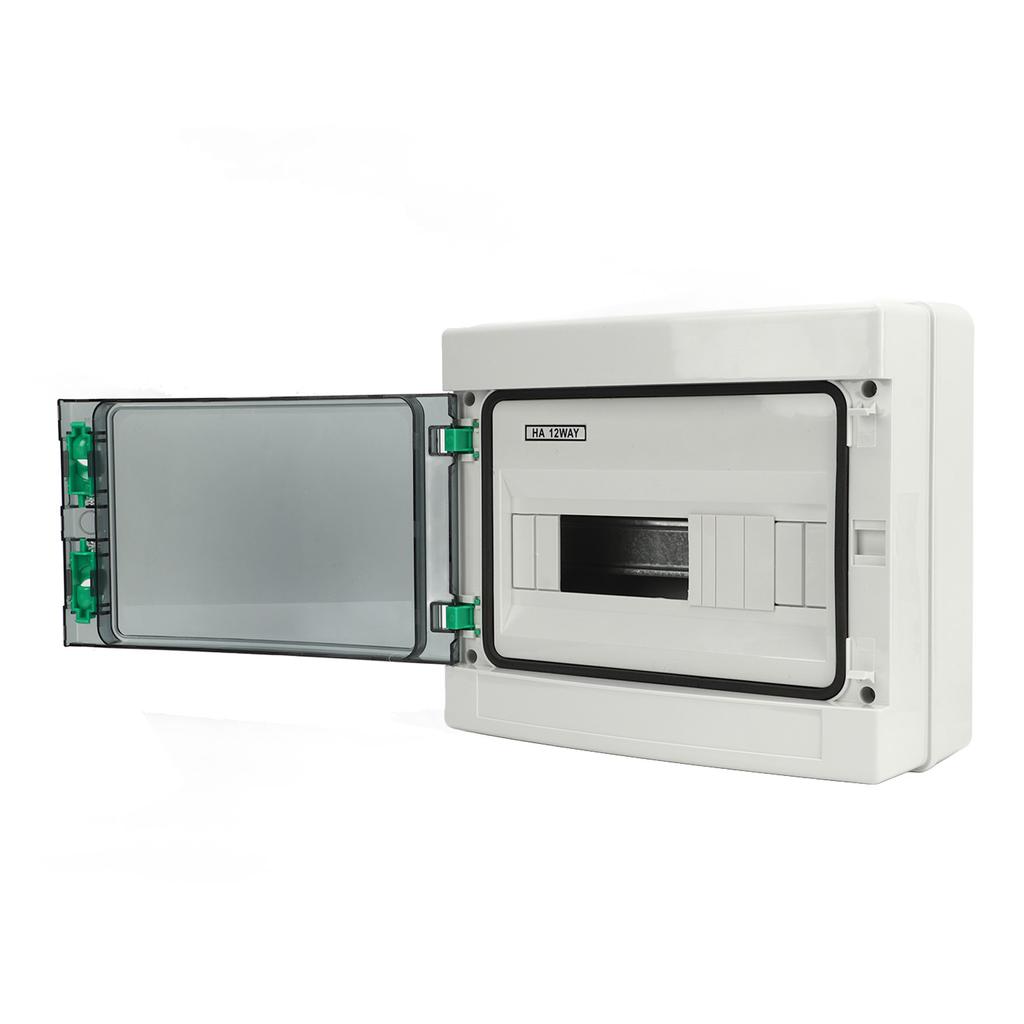 Распределительная коробка Уличная IP65 Водонепроницаемая 12-полюсная Автоматический выключатель PV Объединительная коробка ABS с DIN-рейкой