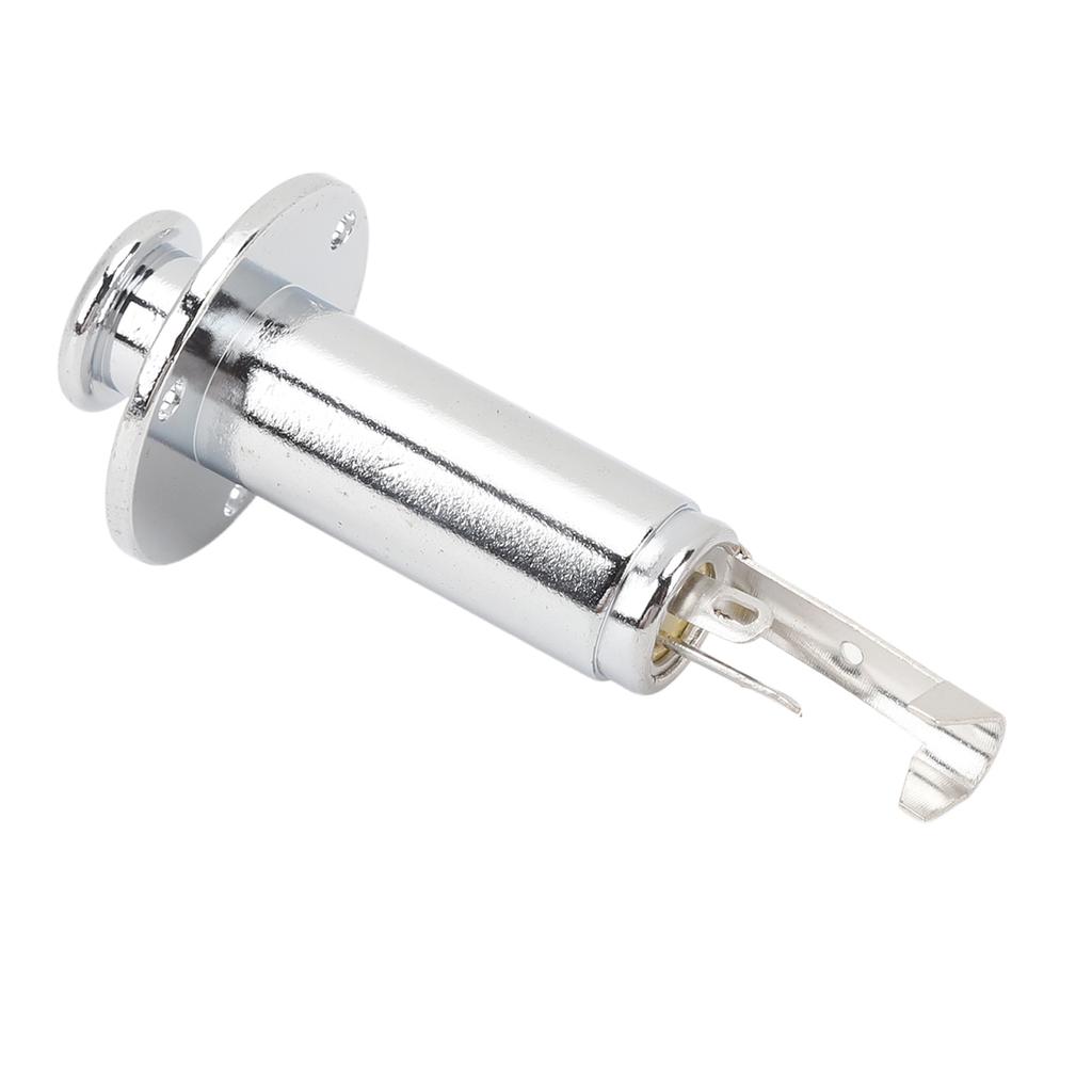 6.35mm Electric Guitar Mono Endpin Output Jack Brass Alloy High Sensitivity EQ Equalizer Output Socket Connection Port
