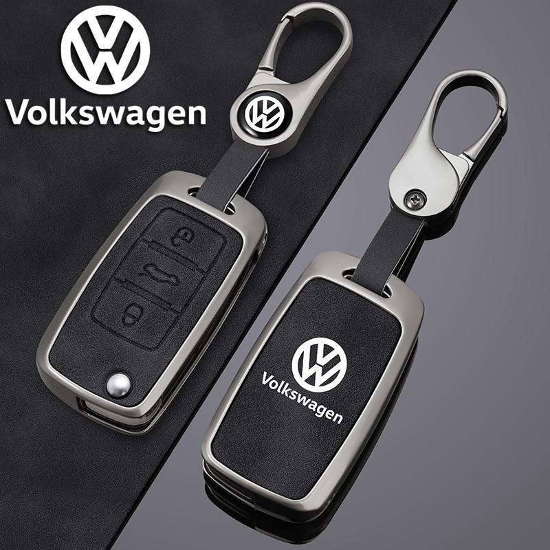 XYZ1 Zinc Alloy Car Remote Key Case Cover Shell For Volkswagen VW Polo Golf Passat Tiguan Beetle Caddy T5 Up Eos Keychain Accessories