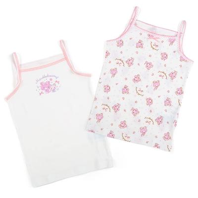 Sanrio Sanrio Нижнее белье на бретелях 120 см, хлопок Mukle Dreamy, комплект с пространством для имени внутри, рисунок, можно стирать, персонаж для девочек 289311 SANRIO (САНРИО) 100%