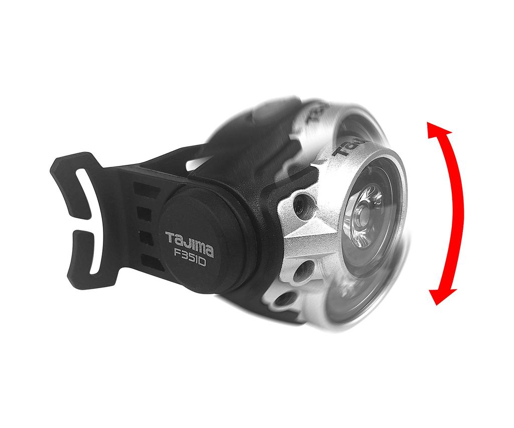 Светодиодная фара Tajima LED серебристая яркость до 350лм LE-F351D-S
