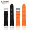 Силиконовый ремешок для Swatch YVS423 419 413 406 400 YCS564G Вогнутый и выпуклый браслет Резиновый ремешок для мужских и женских часов 19 мм 21 мм
