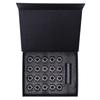 12?20 Lug Nuts Socket Kit 304 Stainless Steel Heated Treatment High Strength Universal
