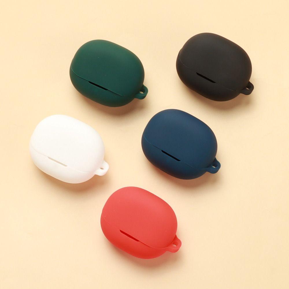 Silicone Earphone Case with Keyring Charging Box Shell for QCY MeloBuds N20