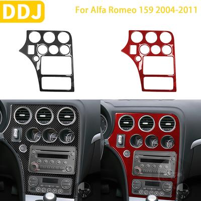 Для Alfa Romeo 159 2004 2005 2006 2007 2008 2009 2010 2011 аксессуары из углеродного волокна салон автомобиля наклейка на центральную панель управления