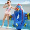 Kids Water Toy Large Swimming Circle PVC Airplane Shape Leak-Proof Inflatable Float Seat Summer Pool Beach Swimming Ring for Kid