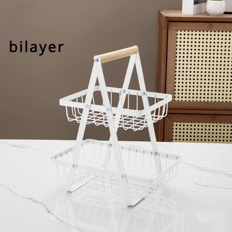 Полка, креативная многослойная тонкая сетка, корзина с фруктами, домашняя гостиная, стеллажи для хранения сухих фруктовых закусок