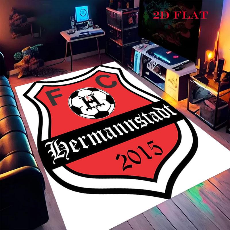 FC Hermannstadt Carpet Rug for Living Room Bedroom Home Sofa Decoration,Kids play Nonslip Floor Mat