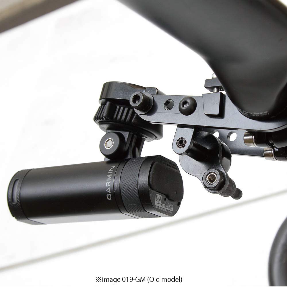 [REC MOUNT] Type 19 Garmin Smart Headlight Mount (double-sided Narrow Type + Barriervaria Compatible Friction Mount Adapter Included) [190-GMUT] For