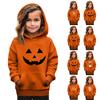Sweatshirts For Teen Girls Hoodies Long Sleeve Drawstring Pullover Cute Oversized Hoodie Halloween Day