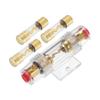 X AUTOHAUX Car Stereo Reset Circuit Breaker Inline Fuse Holder with 4 Fuse Tubes 70A 30 AMP Protection