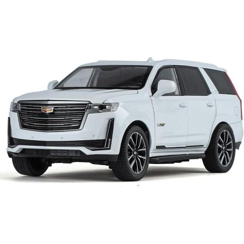 1/24 масштаб Cadillac Escalade металлический сплав литой автомобиль модель игрушечная коллекционная модель для Escalade со звуком, светом и инерционным двигателем игрушки подарки