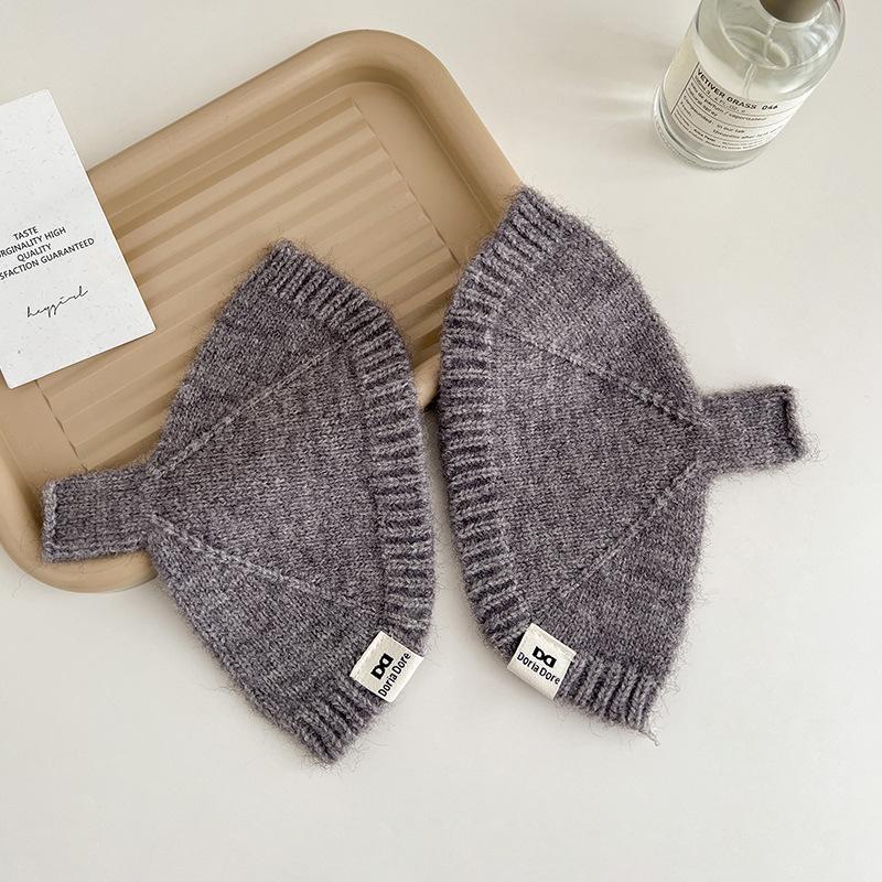Новый стиль Зимний стиль Ракушка Однотонные Вязаные Перчатки для Студентов и Женщин Теплые и Универсальные Без пальцев Перчатки-митенки Рукава