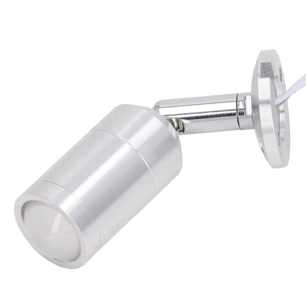 Витринный светильник с регулируемым углом наклона, мини-светодиодный светильник для витрин, полок, серебристый, AC 220В