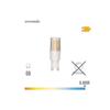 Ампула à LED - EDM - G9 5.5W 650 lm 6400k - Base Céramique à lumière froide