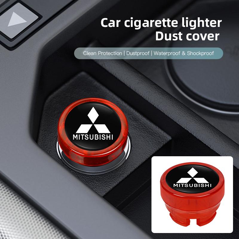 bzdn5 Car Cigarette Lighter Dust Cap Power Port Dustproof Cover Plug For Mitsubishi Lancer Ralliart ASX Mirage Pajero Xpander Attrage