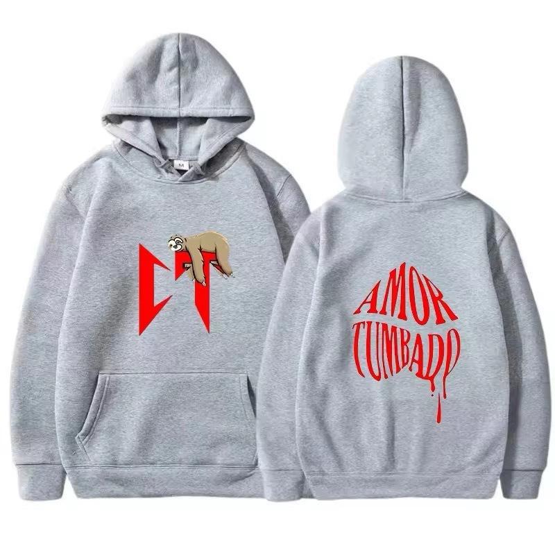 Casual Loose Fit Hooded Sweatshirt Teens Streetwear Long Sleeve Pullover