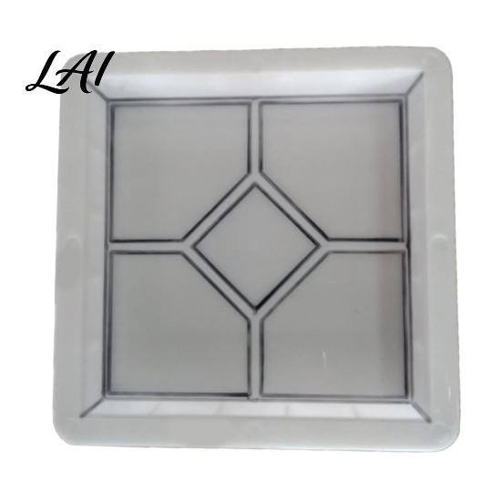 Handmade Pathway Paver Garden Stepping Stone Mold Reusable Concrete Personalized Decoration DIY Cement Pavement Mould for Patio Backyard Walkway