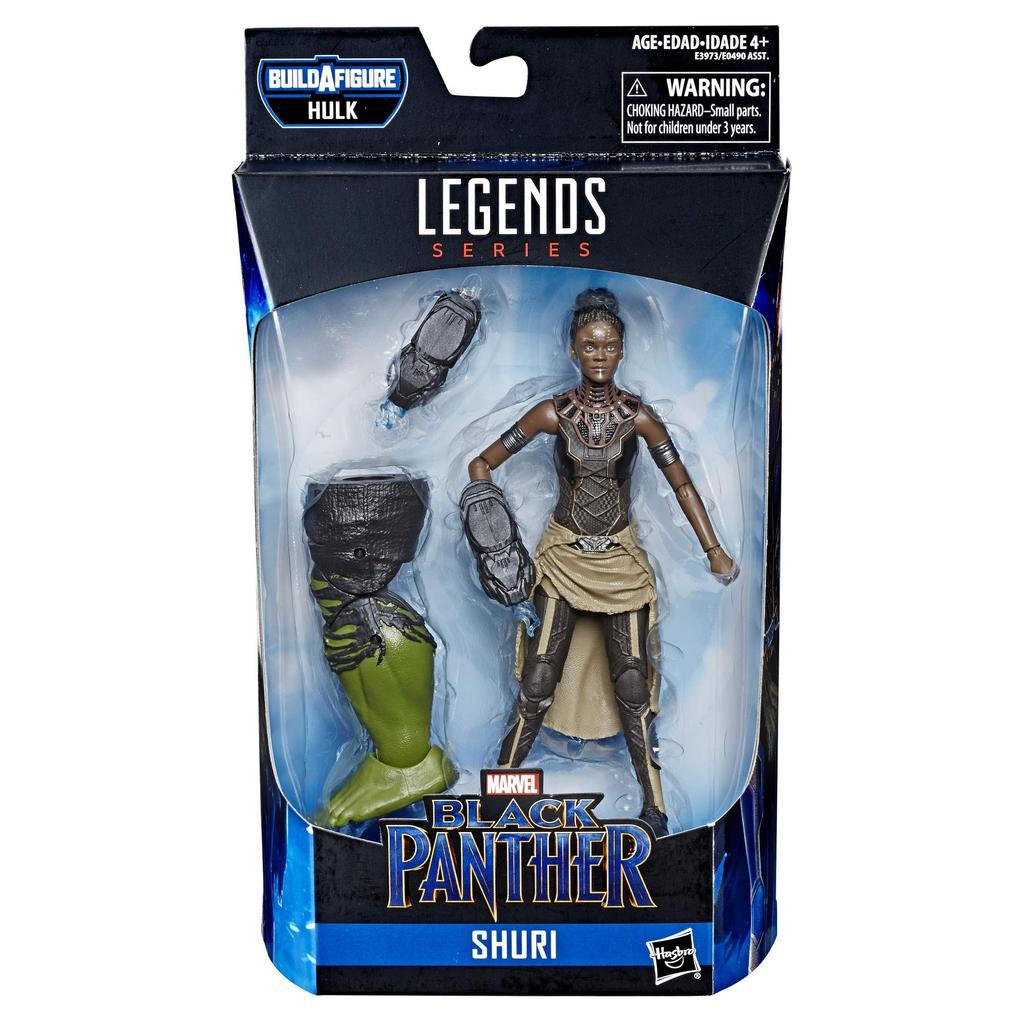 Hasbro MARVEL Marvel Legends Series Черная пантера Шури Фигурка E3973 Оригинальный продукт 6 дюймов