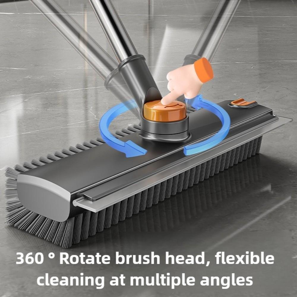 Silicone Scraper Strip Floor Cleaning Brush Stainless Steel Seam Brush  Bathroom Cleaning