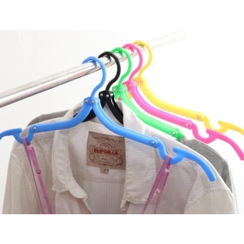 Portable Hanger Set (5 handy portable hangers, 1 hanger stop rope)