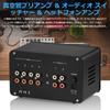 HiFi Tube Preamp Stereo 4 Way Audio Switcher Box Desktop Headphone Amplifier (SA-1000)