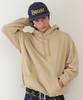 THEVINYLHOUSE String Washed Hoodie Sand