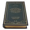 Book Shaped Decorative Book Box Leather Texture Antique Book Box  Photography Prop