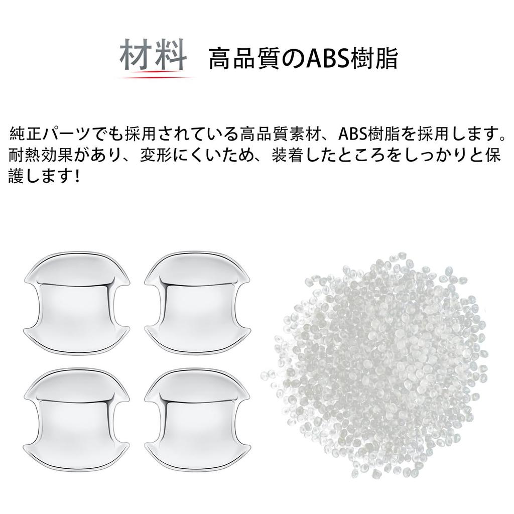 YOFAMO Toyota Alphard 40 Series Exclusive Door Handle Protector Cover Door Knob Protector Sticker Bowl Cover Garnish Doorknob Nail Scratch Preven