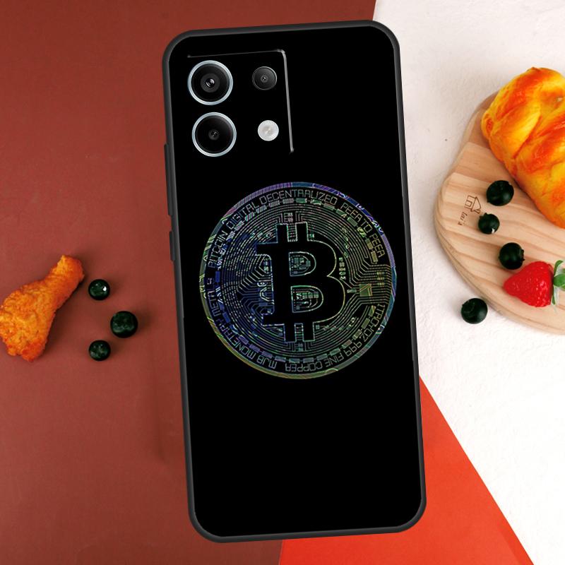 Bitcoin Case For Xiaomi Redmi Note 14 Pro 9 10 11 12 13 Pro 10S 11S 12S Redmi 13C 10C 12C 14C Coque