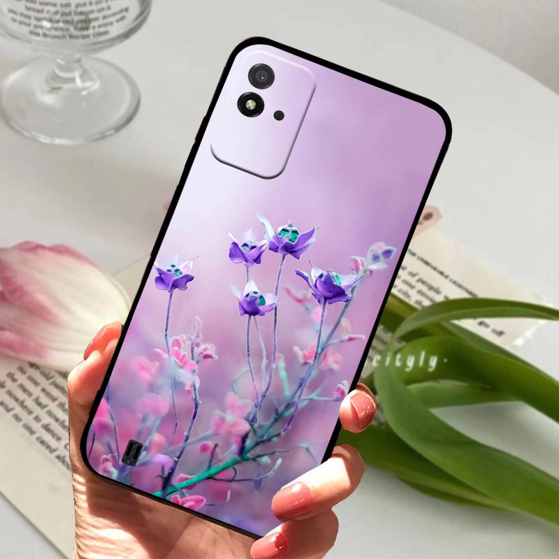 For OPPO Realme Narzo 50i Case 50i Prime Beach Sunset Shockproof Silicone Phone Cover For Narzo 50A Bumper Shells 50A Prime