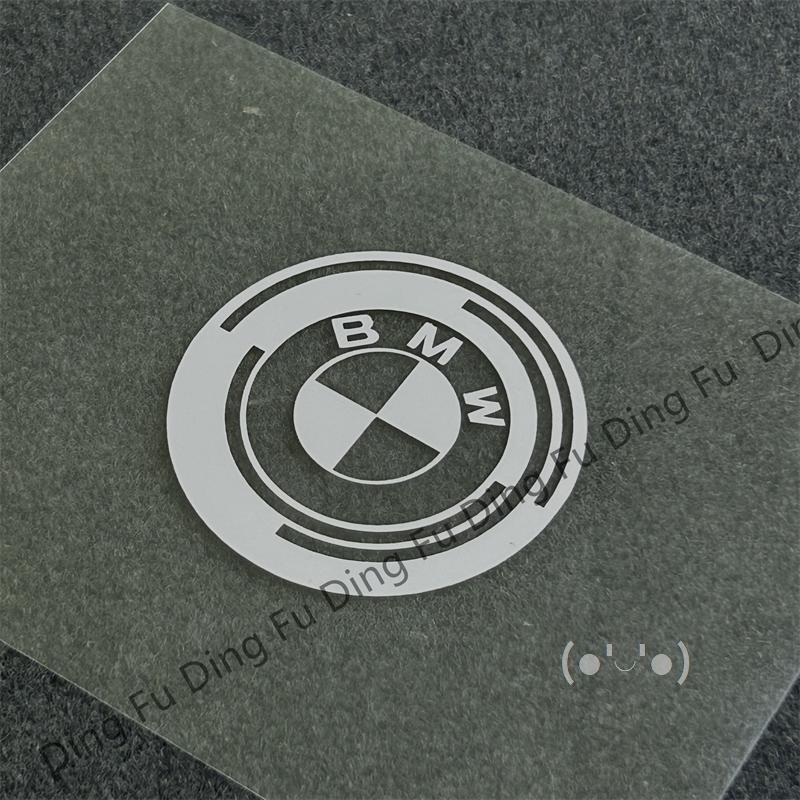 UCFF4 Fashion Car Front Hood Bonnet Logo Rear Trunk Emblem Sticker For BMW i7 X7 G07 LCI iX I20 X1 U11 3 5 7 Series G70 G09 XM