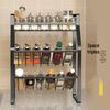 Multifunctional 3-Tier Kitchen Countertop Spice Rack