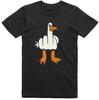 Unisexs Funny T-Shirt Rude Seagull Design Regular Fit Cotton Tee Unisex Unisex Print Cartoon Graphic Cotton T Shirts Breathable Workout