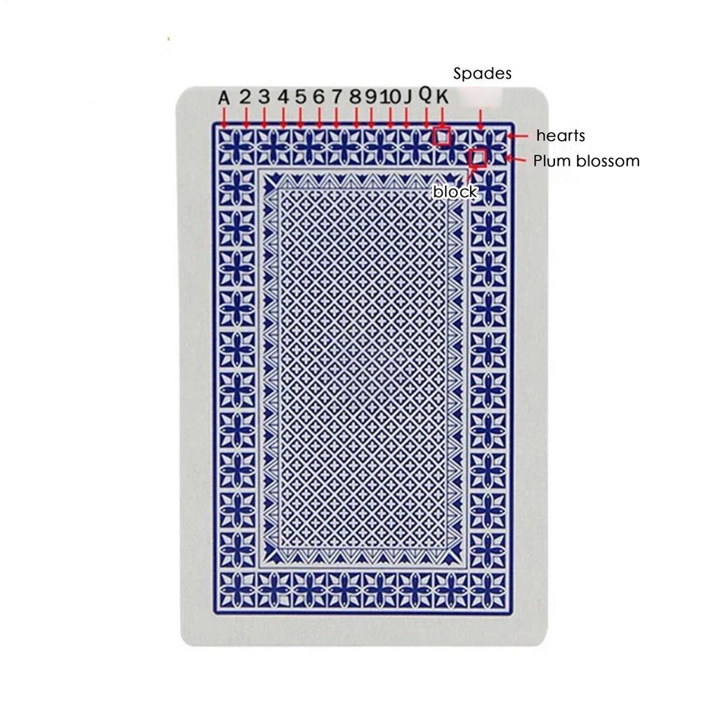 Профессиональная колода игральных карт с метками для фокусов, карточная игра Покер с секретными метками и Руководством