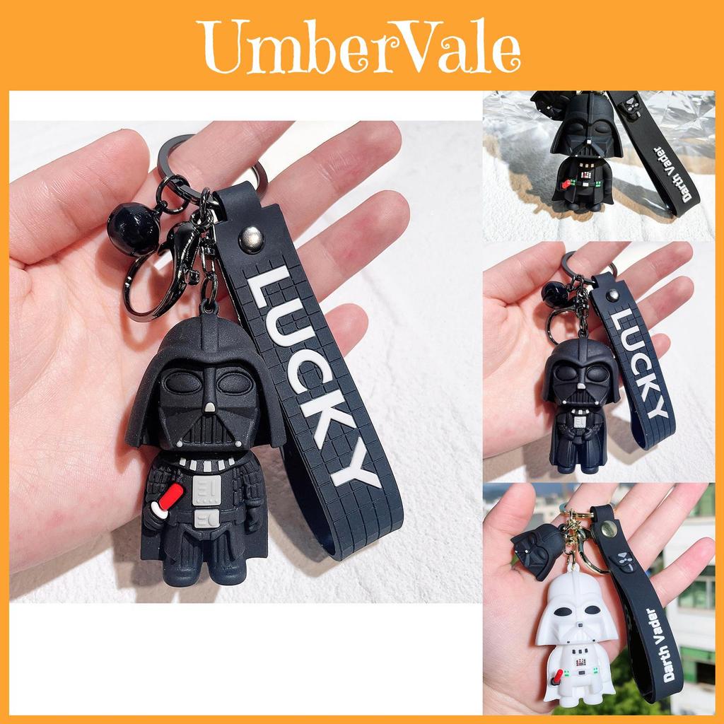 Stylish Deadpool Star Wars Keychain Intricate Darth Vader Design Pvc Material