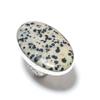Dalmation Jasper Gemstone 925 Sterling Silver Gift Jewelry Ring Size 9