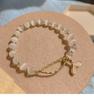 Real Gold Electroplated Opal Fish Tail Pendant Bracelet, Korean Bracelet Temperament Bracelet, Opal Bracelet, Female Does Not Fade